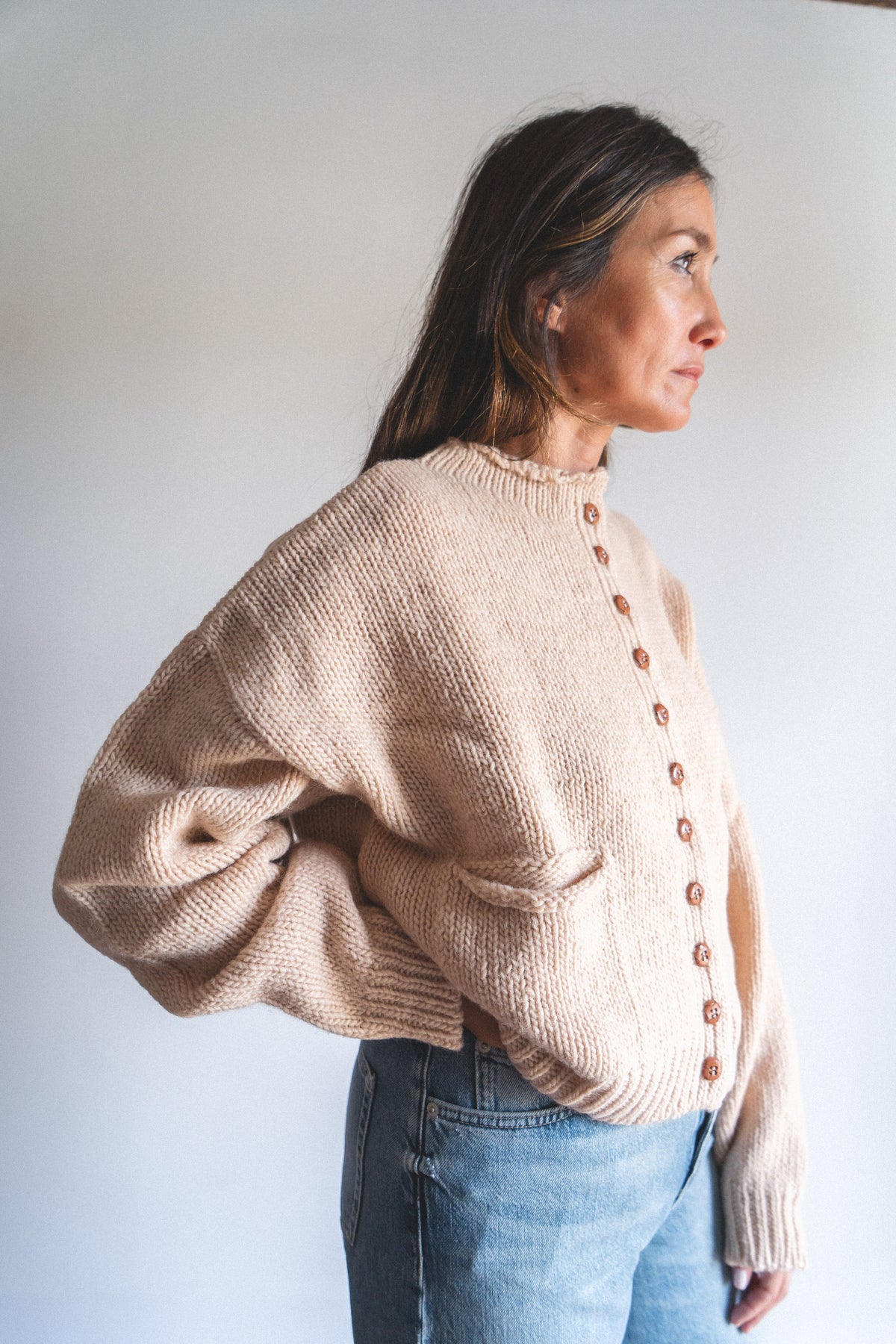 Pomba cardigan - Old rose