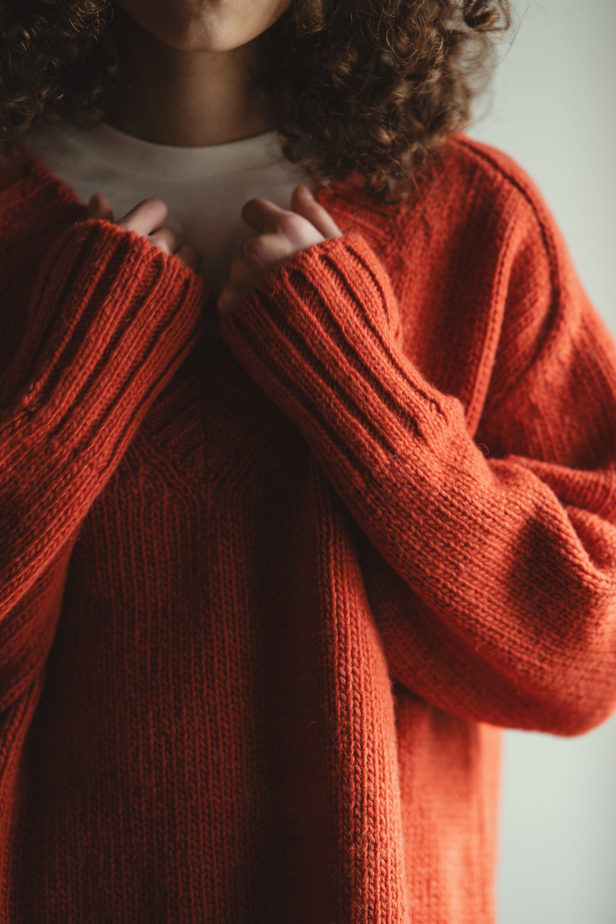 Fento Sweater - Rust orange